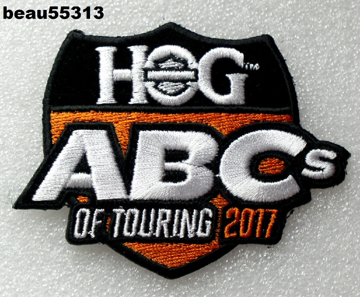 ⭐2017 HARLEY DAVIDSON OWNERS GROUP HOG ABC's OF TOURING JACKET VEST PATCH