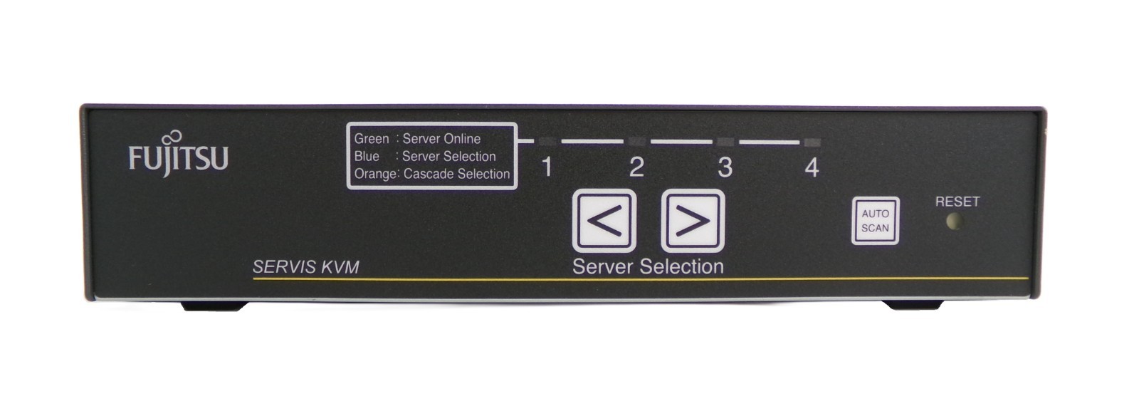 Fujitsu NC14004-B895 SERVIS 4-Port KVM Switch FS-1104AU New Surplus