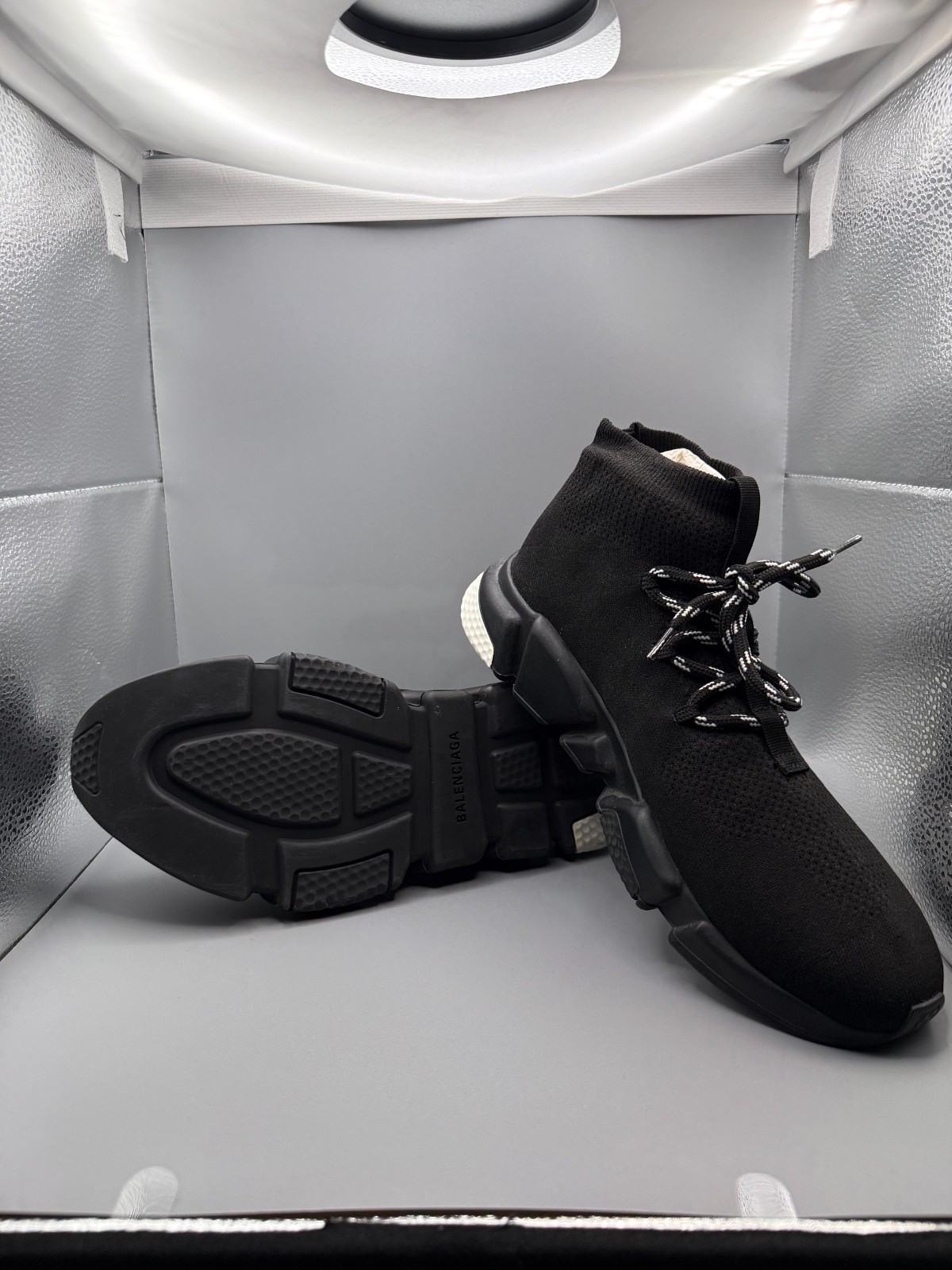Balenciaga Speed LT Black Lace-Up Sneaker | EU42 / US Men's 9