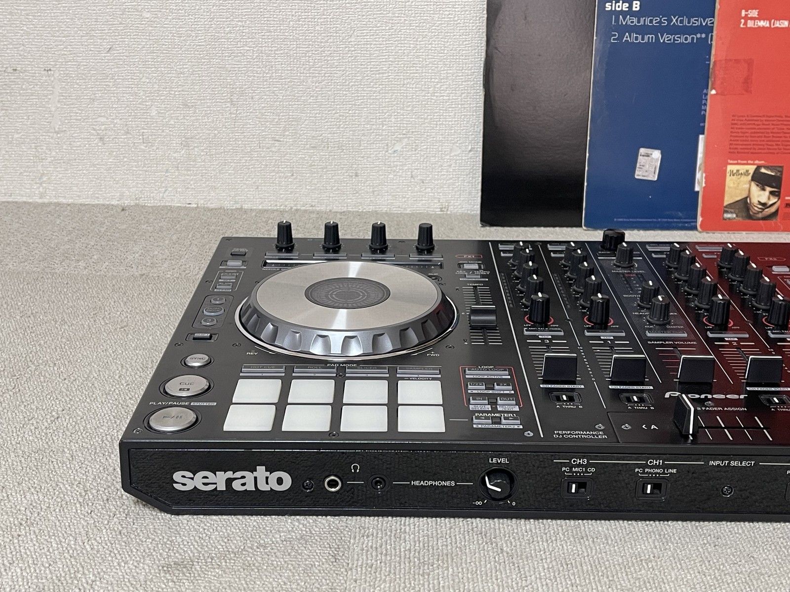 Pioneer DDJ-SX Serato DJ Controller Performance 4ch w/ AC Adapter Tested