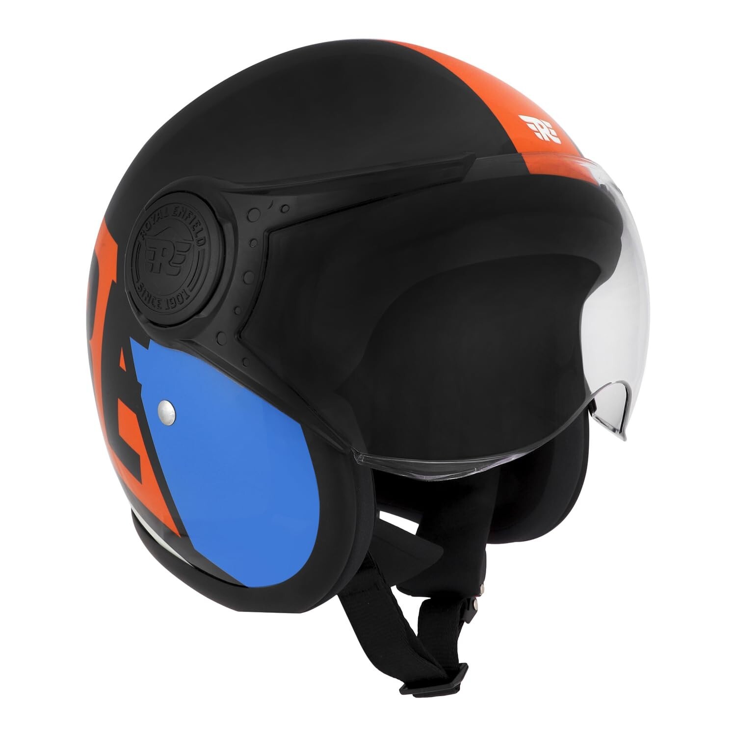 Royal Enfield Color-Blue Explore Open Face Riding Helmet 60 cm L Size