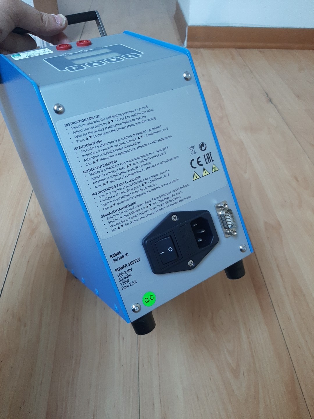 Giussani PYROS 140 Portable Temperature Calibrators