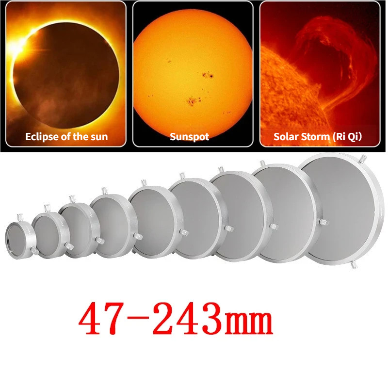 Astronomical Telescopes Can Adjust The Solar Filter for Solar Observation