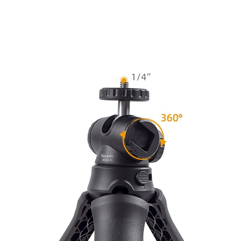 1/4'' Adjustable Tripod Stand Mount Holder Extendable For Gopro Camera/SLR/DV