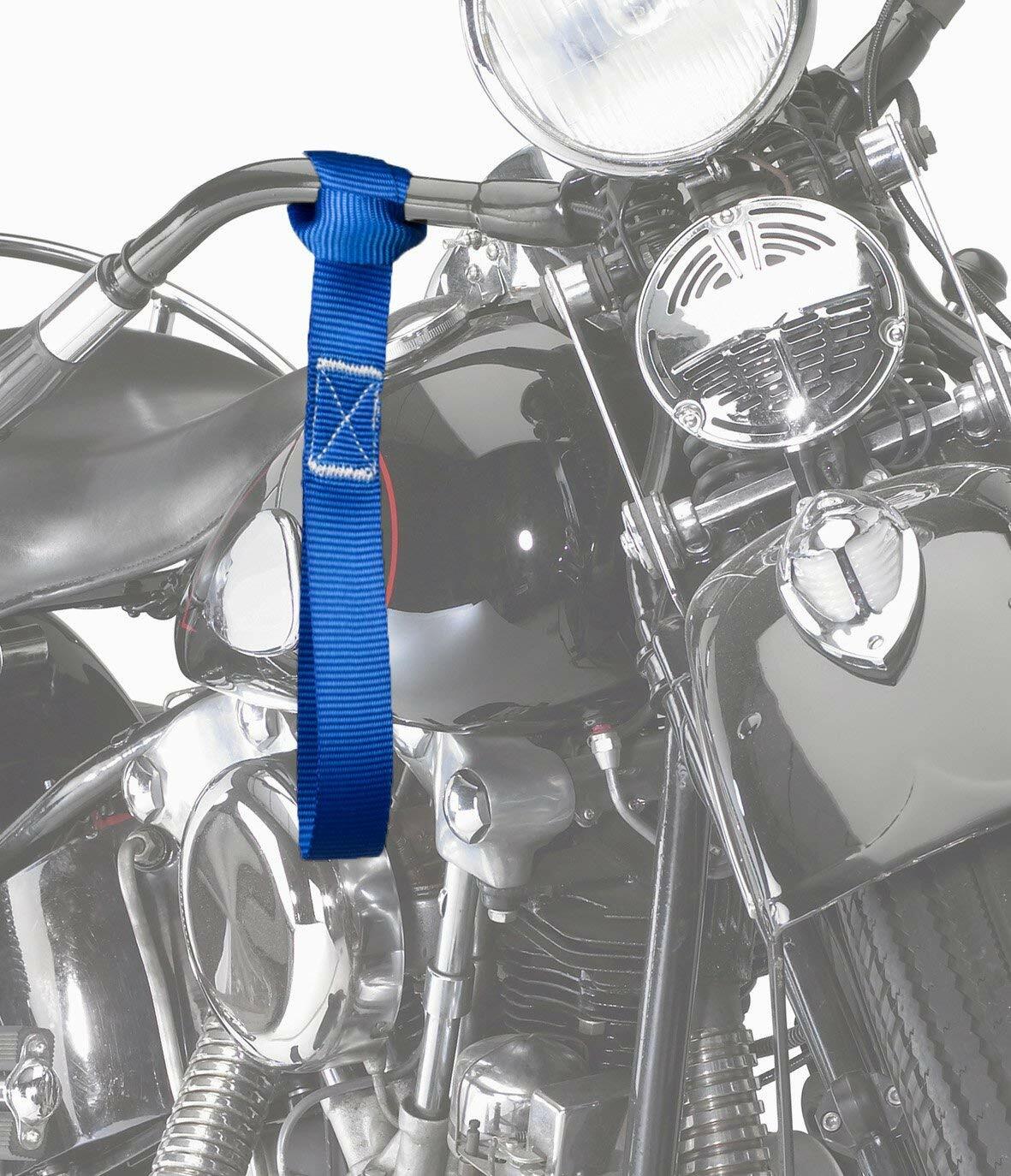 6 Pcs Soft Loop Tie Down Straps Lashing Heavy Duty Motorcycle Handlebar 4500LBS