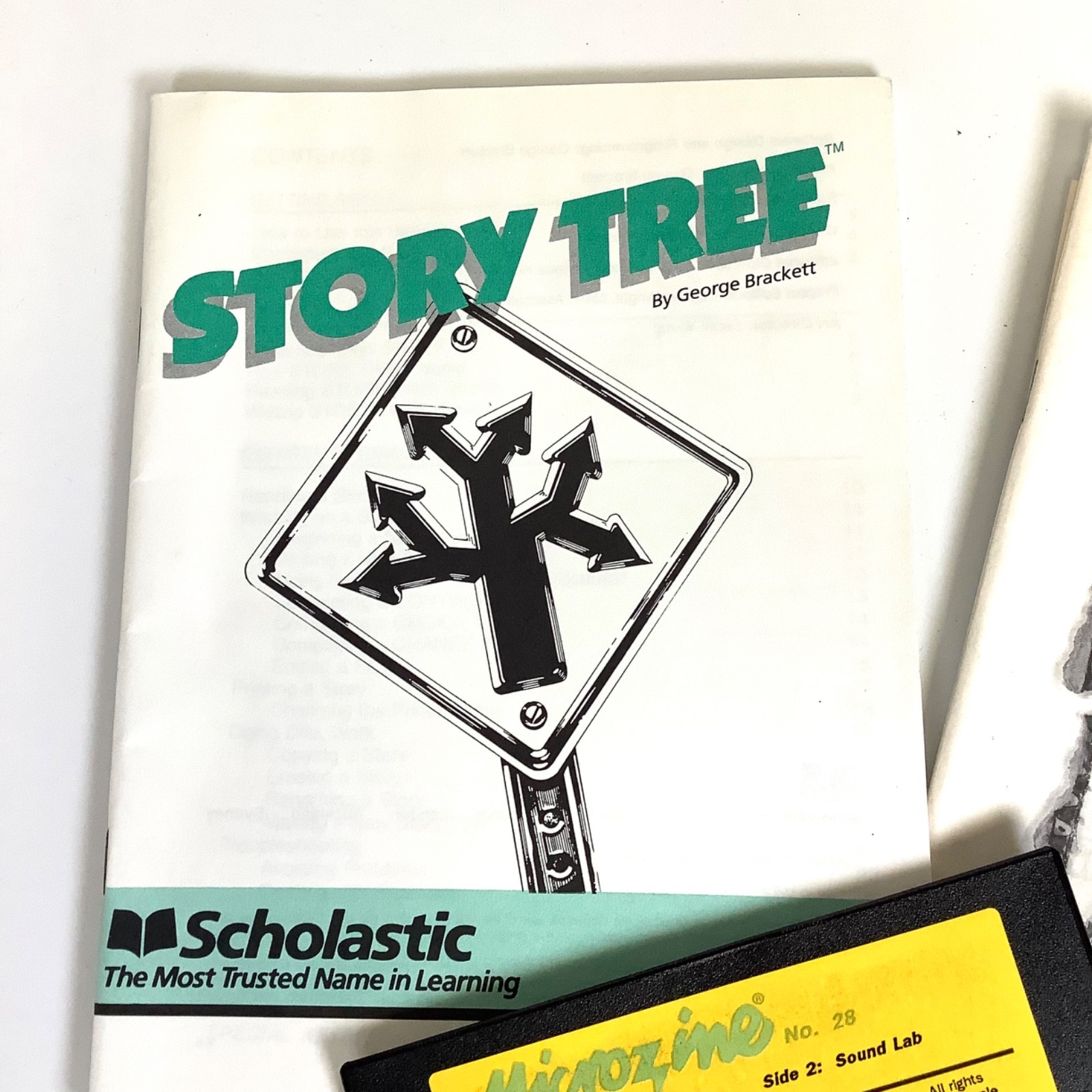 Scholastic Microzine Apple II Software Floppy Disks Classroom Series UNTESTED