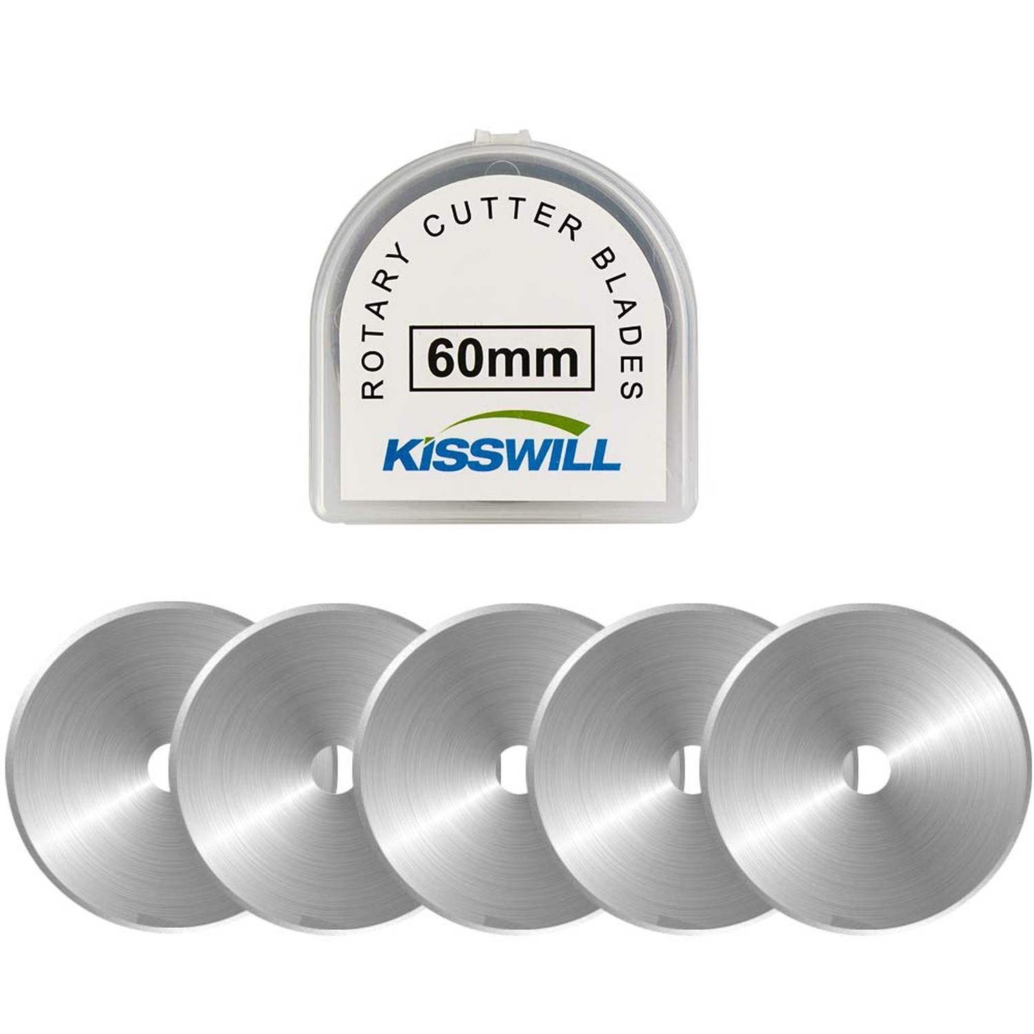 Rotary Cutter Blades 60mm - 5 Pack Refill Rotary Blades 60 mm Fits for Fiskar...