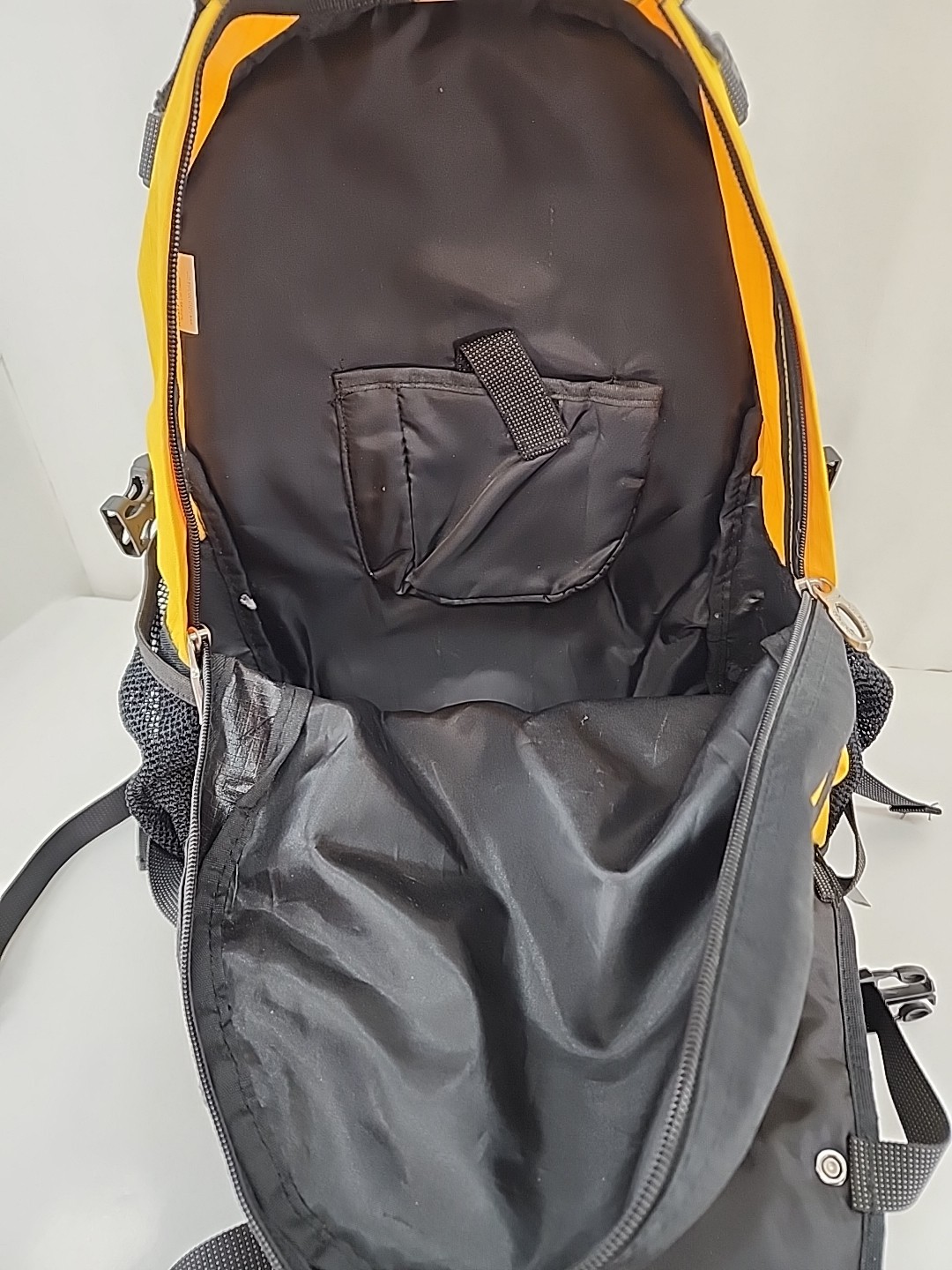 Rudy Project Yellow & Black Backpack Bag Hiking Adjustable Padded Straps