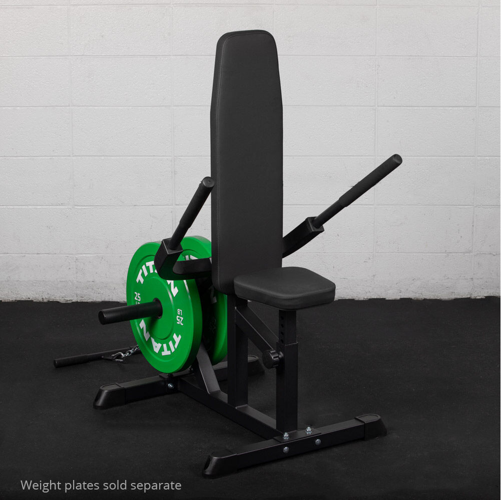 Titan Fitness Plate Loaded Seated Dip Machine, Rated 200 LB, Tricep/Bicep Press