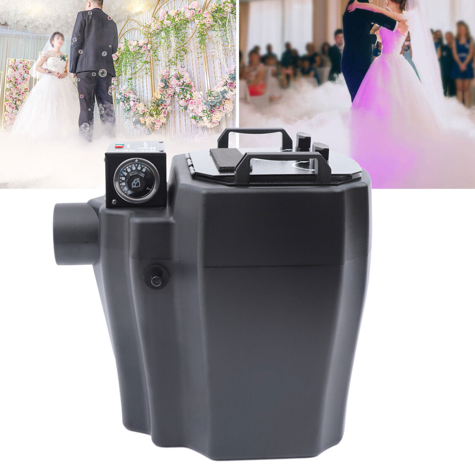 6000W Dry Ice Fog Machine Low Lying Smoke Machine Stage Effect For Wedding Party