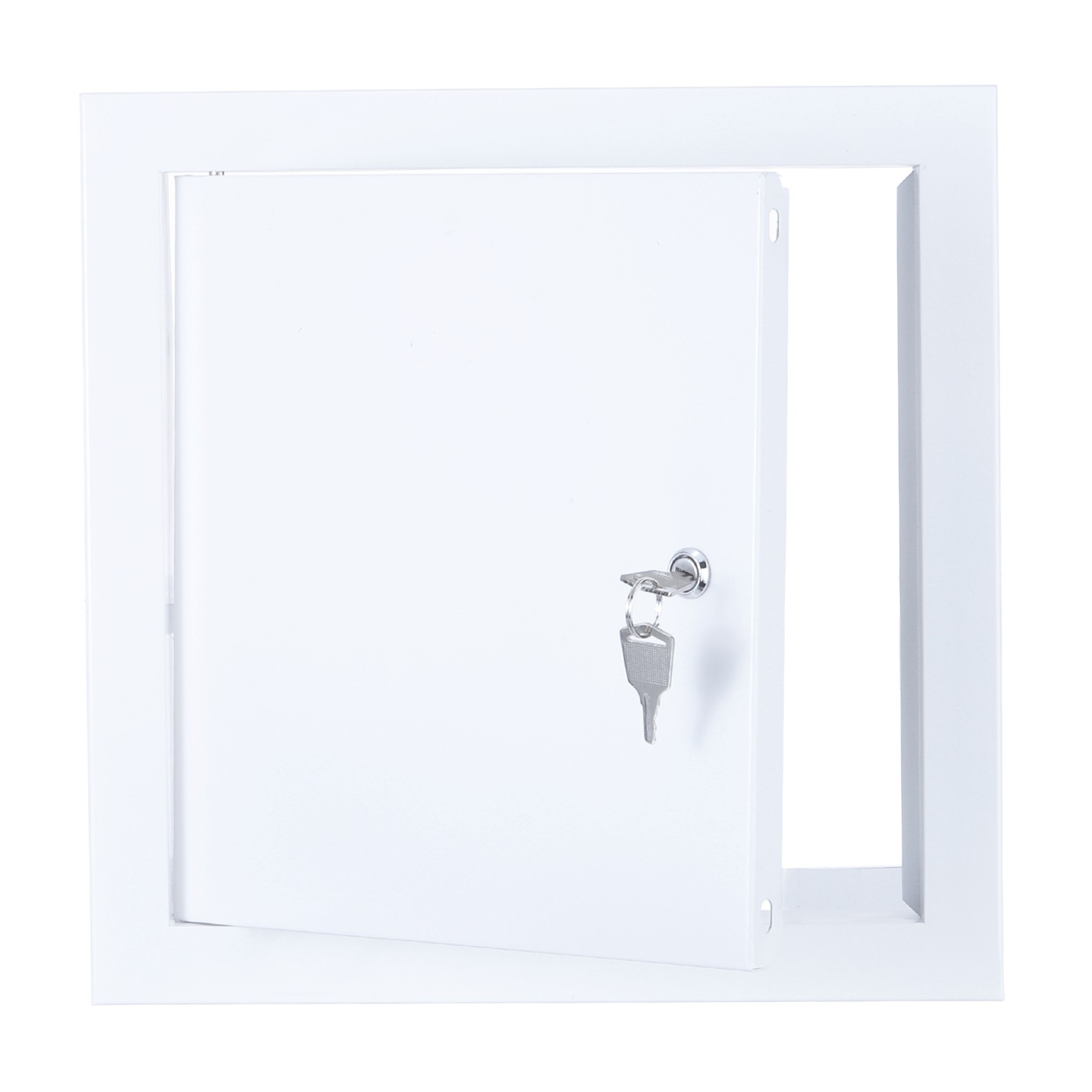 Access Panel (12"x12") Plumbing Access Door Lock-in Installation With Key, White