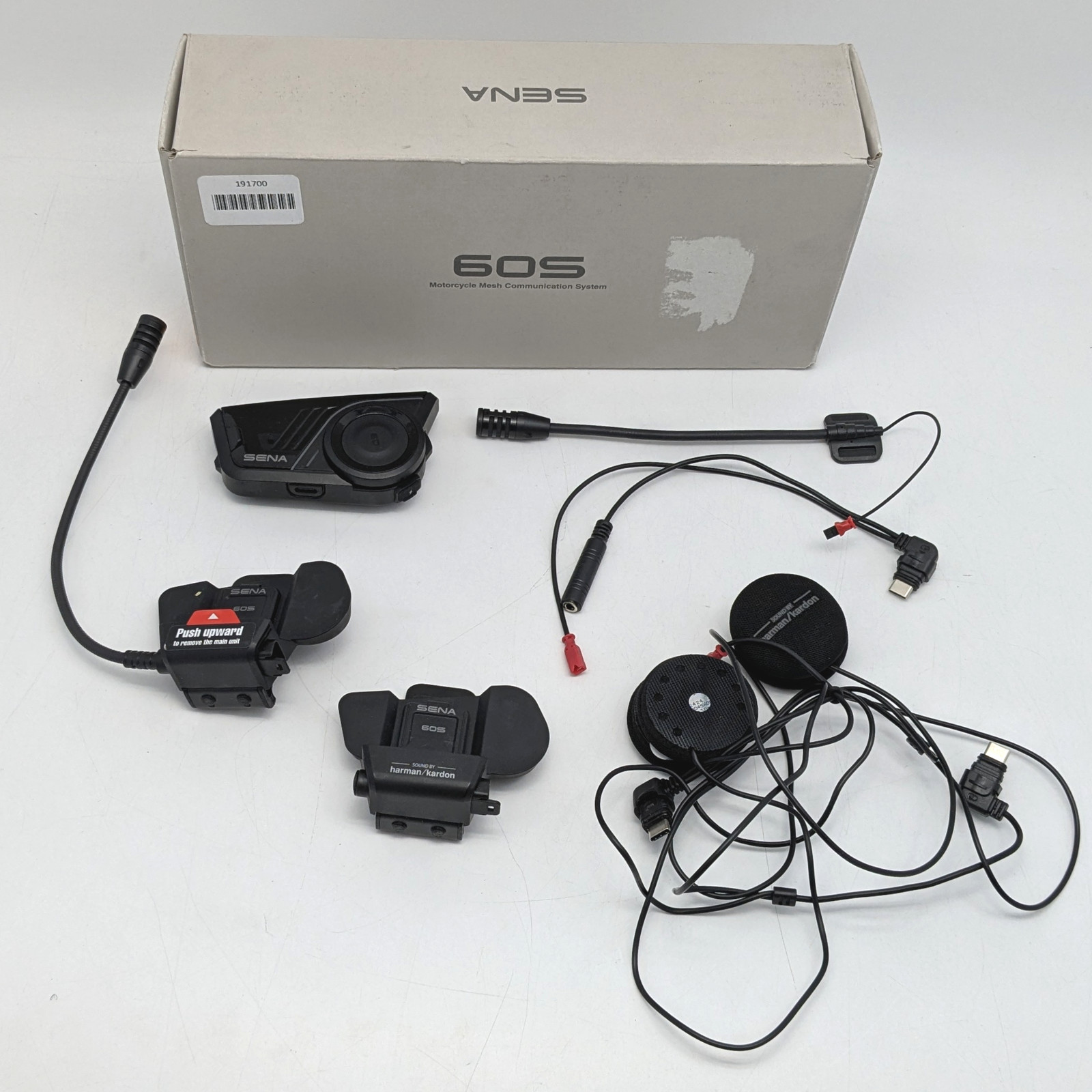 Sena 60S Motorcycle Mesh Bluetooth Communication System Headset Single (60S-01)