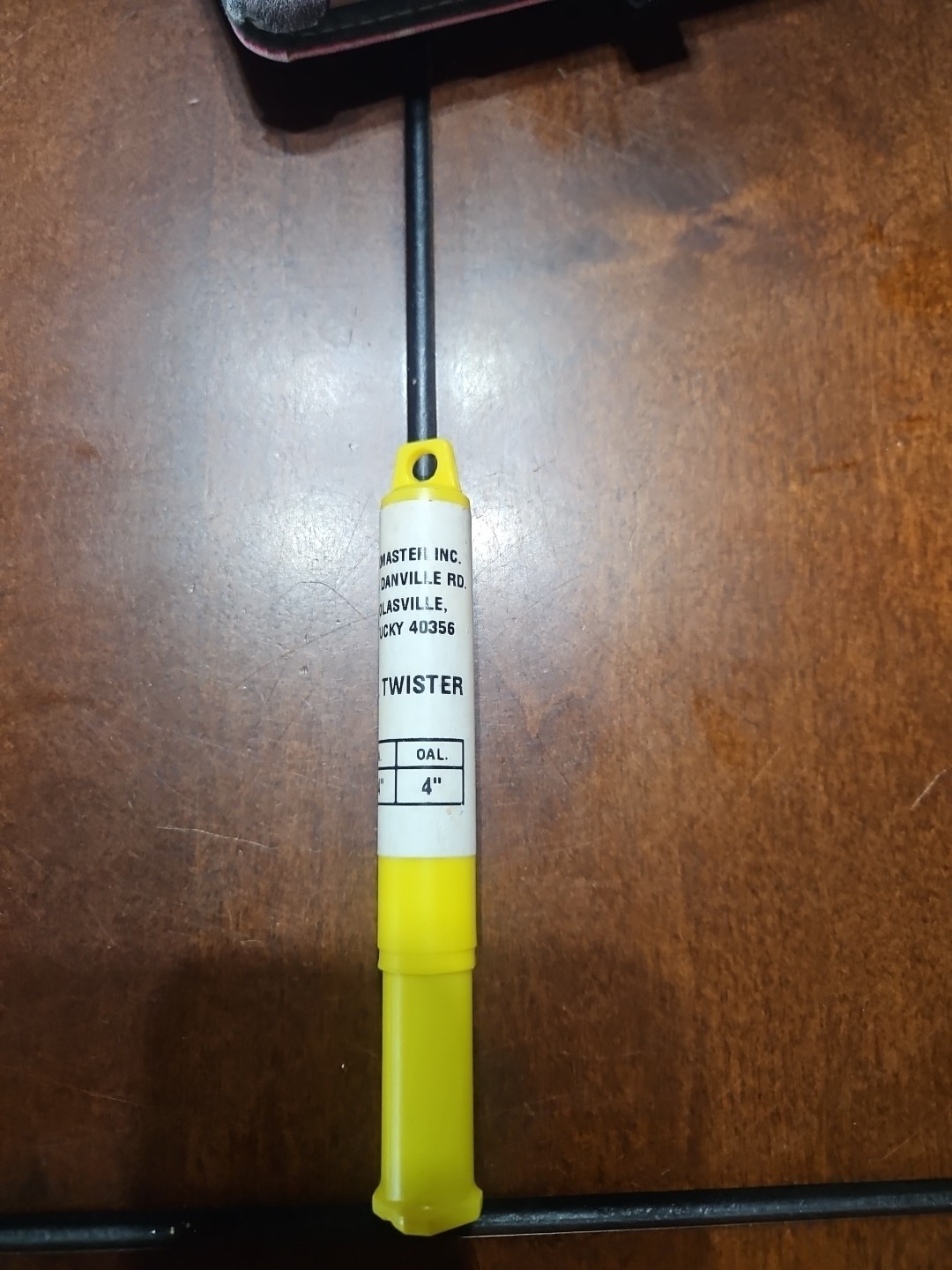 1/4" Mr Twister 4 inch LOCKMASTER LOCKSMITH Hardplate Safe Drill Bit