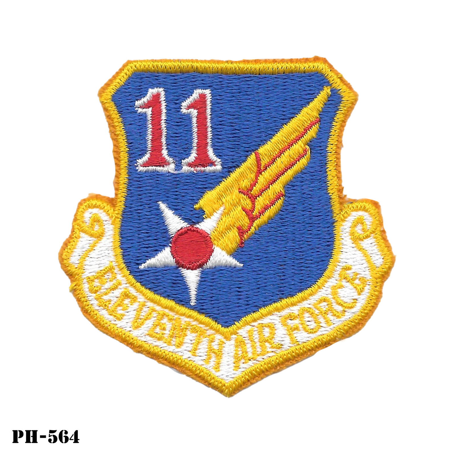 US Air Force Eleventh Air Force ~ 11th ~ Full Color Sew On Patch ~ New ~ USA