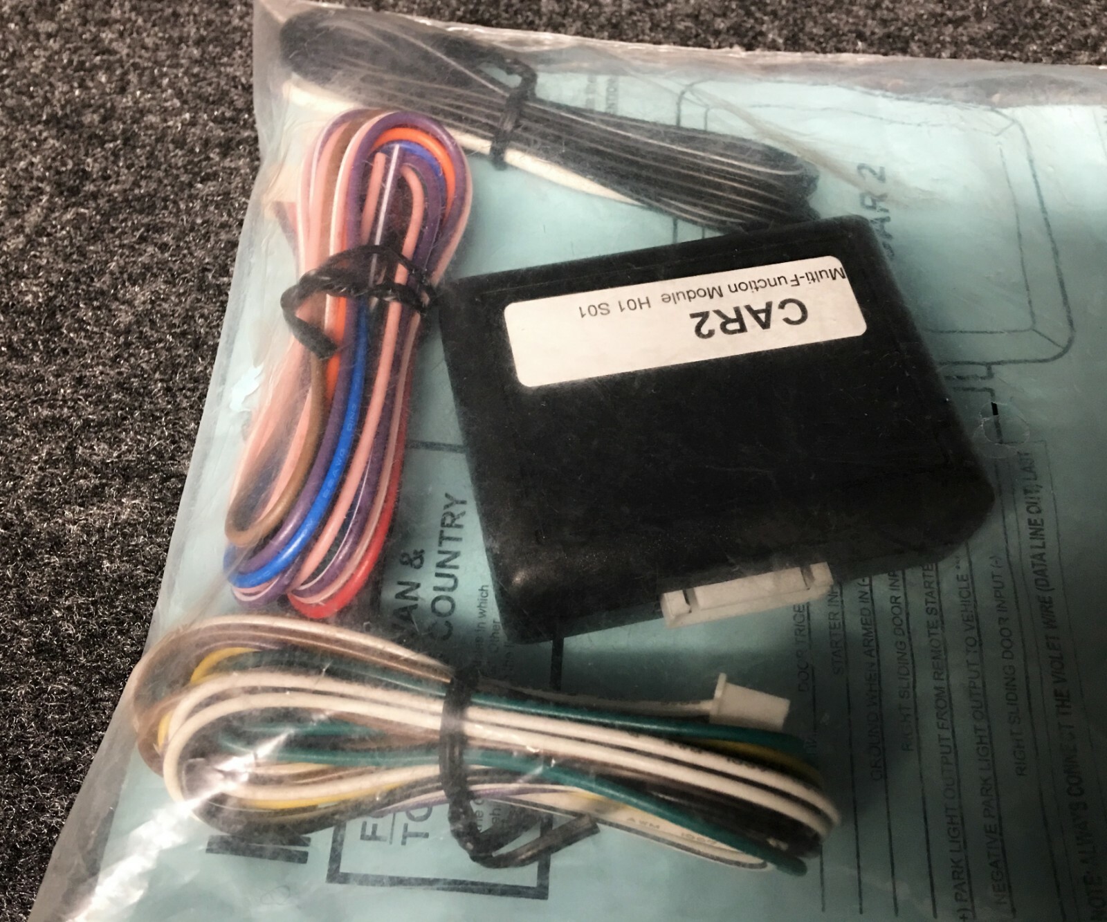 AST CAR2 MULTI FUNCTION MODULE DOORLOCK, ALARM CONTROL AND TRANSPONDER BYPASS