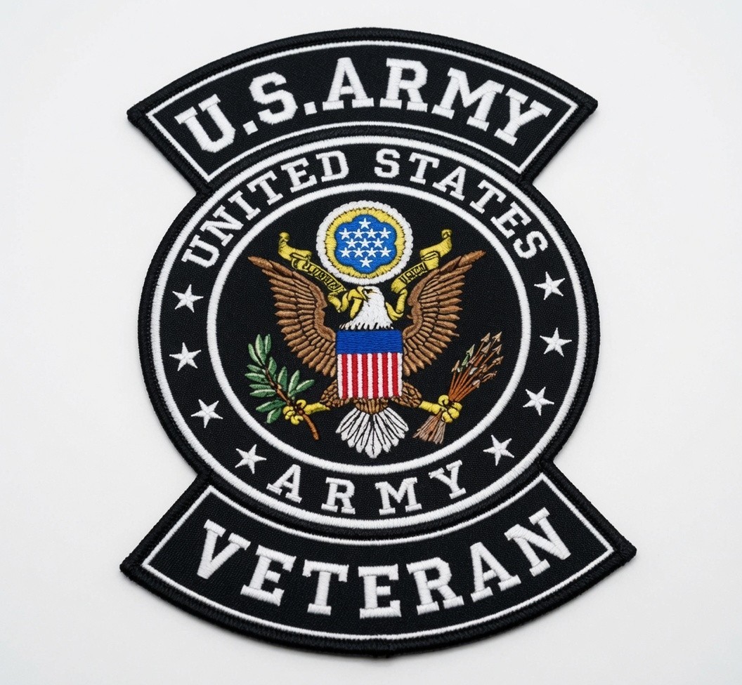 US ARMY Veteran Large Backless Custom Vest