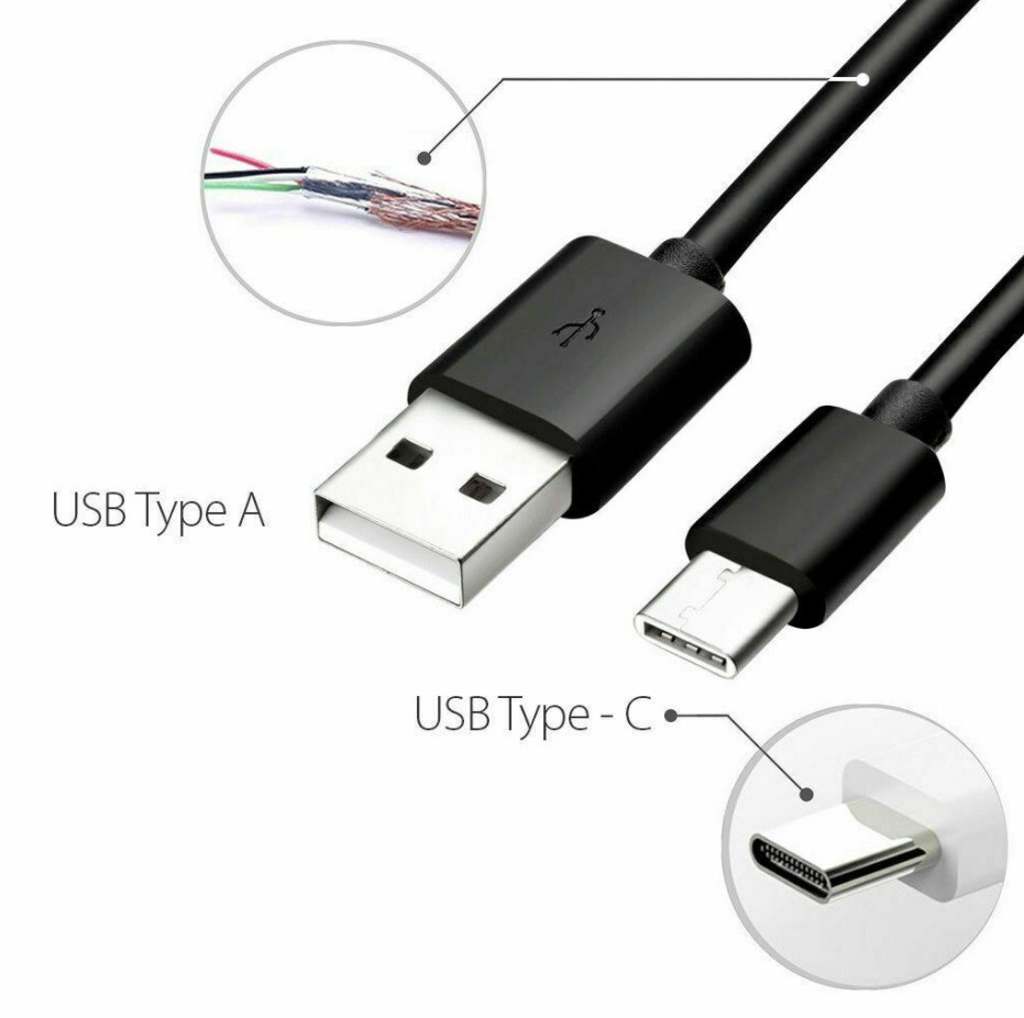 3FT Type C Fast Charging USB Cable Cord For Samsung Galaxy Note20 S10 S20 S21