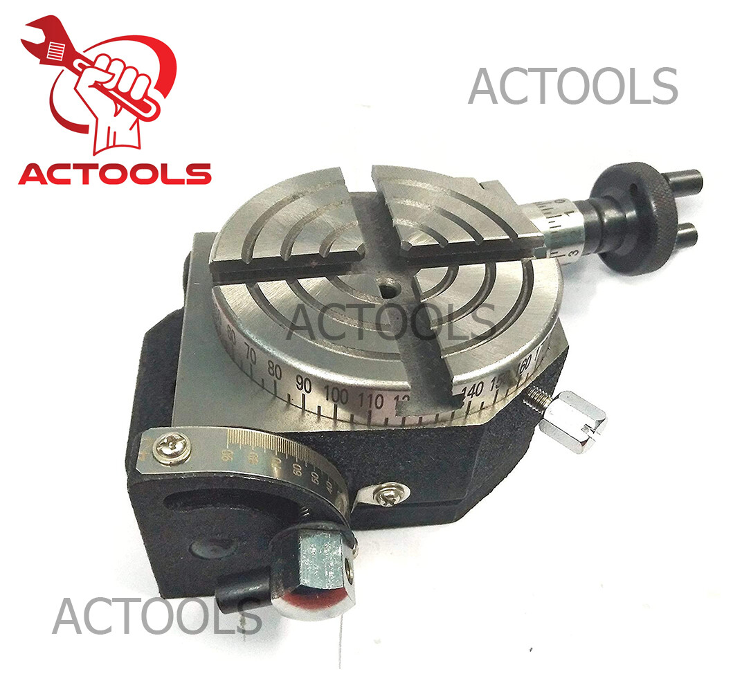 4" Inch Precision Tilting Rotary Table With Clamping Kit Premium Quality Product