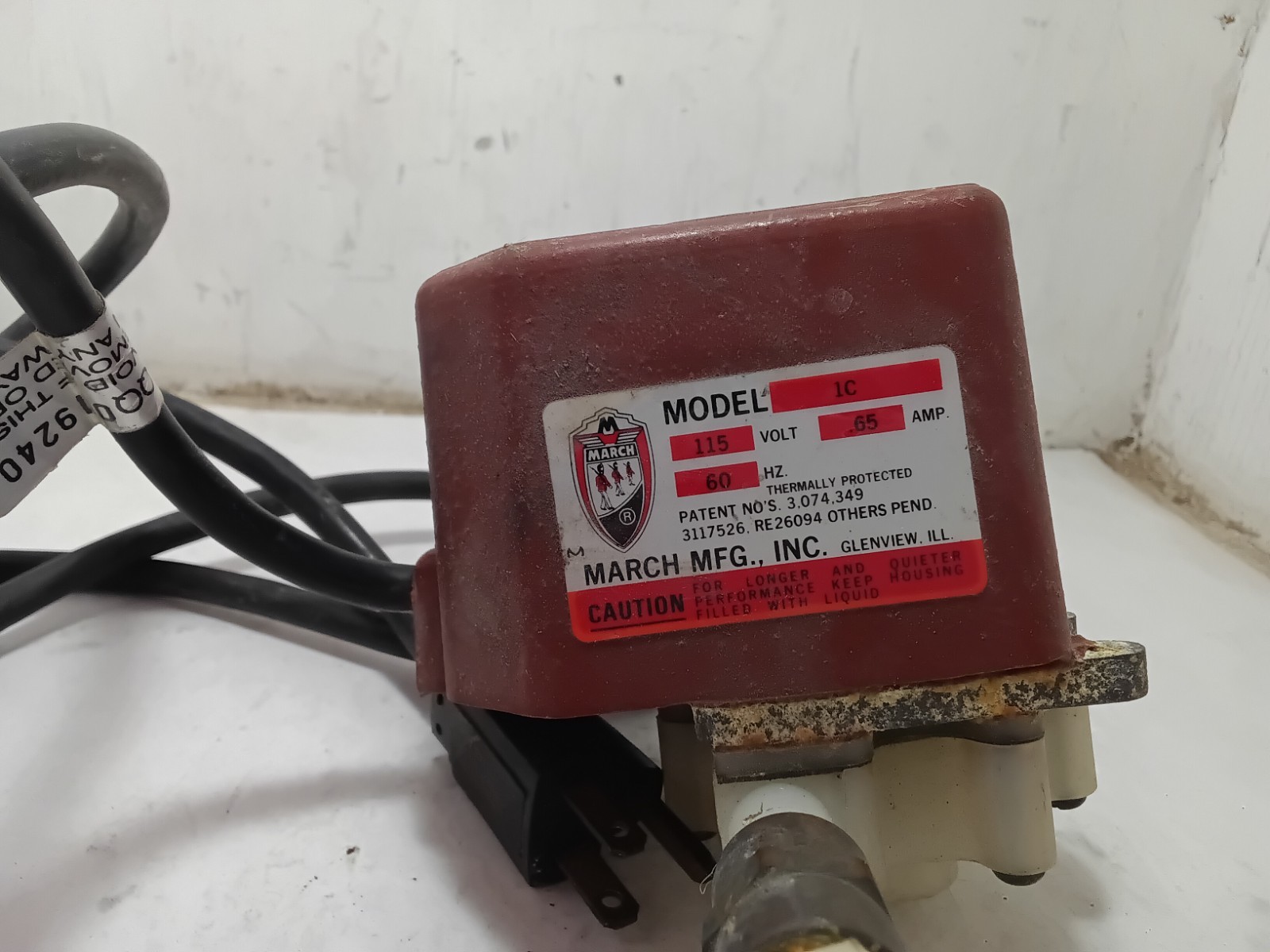MARCH MANUFACTURING CO 1C / 1C (F8E)