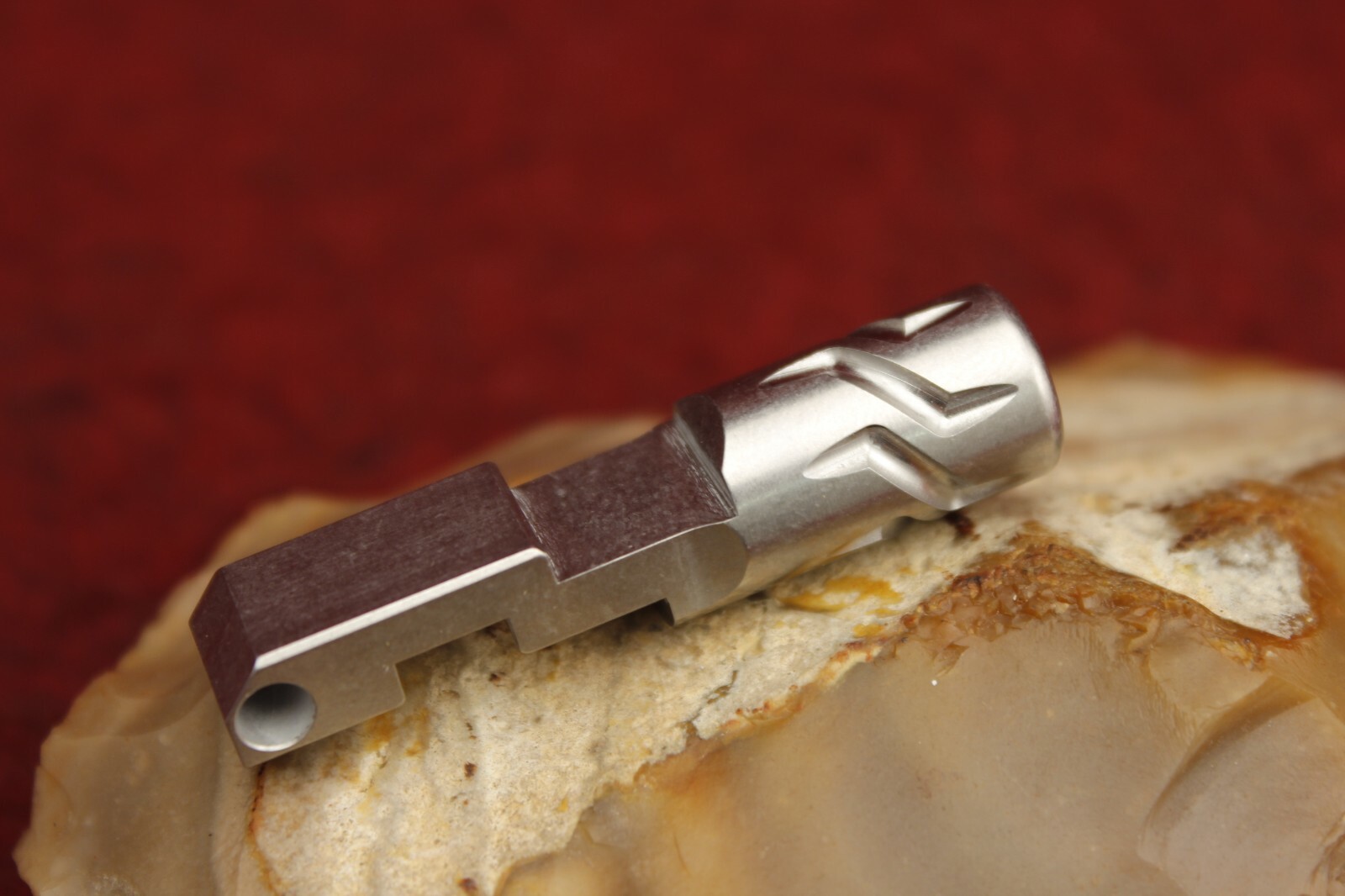 KIDD Bolt Handle Upgrade Charging Assembly in a 10/22® or Ruger®-Silver 7620