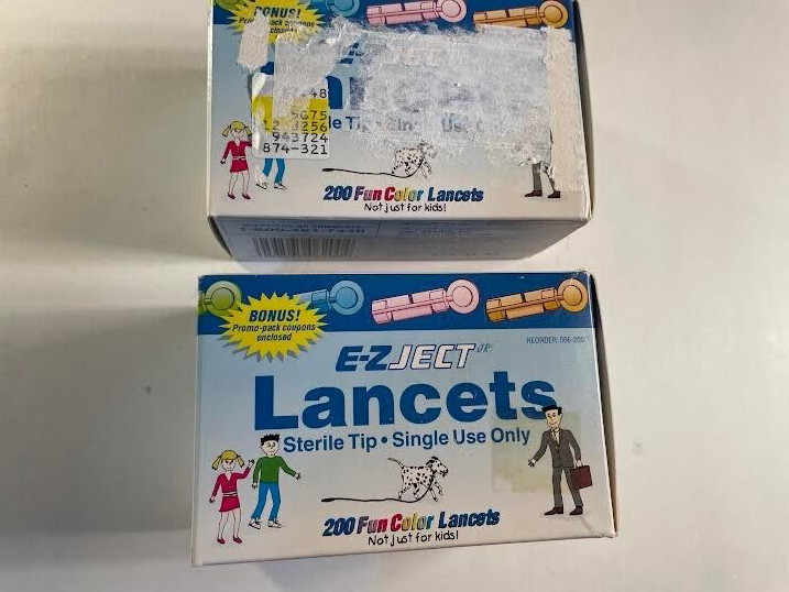 Lancets. EZ Ject Brand. 400 pcs. Two new boxes.