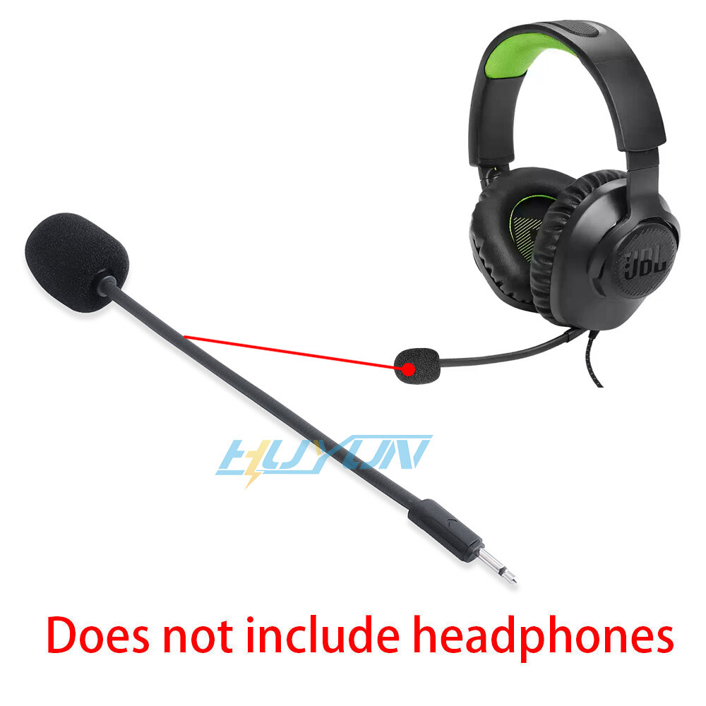 Replacement Boom Mic for JBL Quantum 100(Q100) Wired Over-Ear Gaming Headset