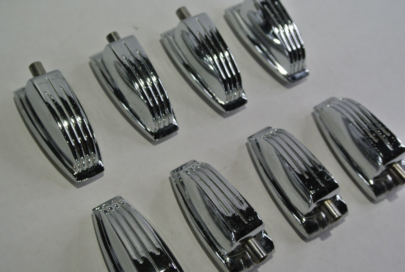 SET OF 8 Vintage LUDWIG CLASSIC LARGE LUGS for YOUR BASS DRUM TOM + FLOOR! K911