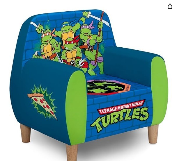 Delta Children Teenage Mutant Ninja Turtles Foam Chair for Kids NEW