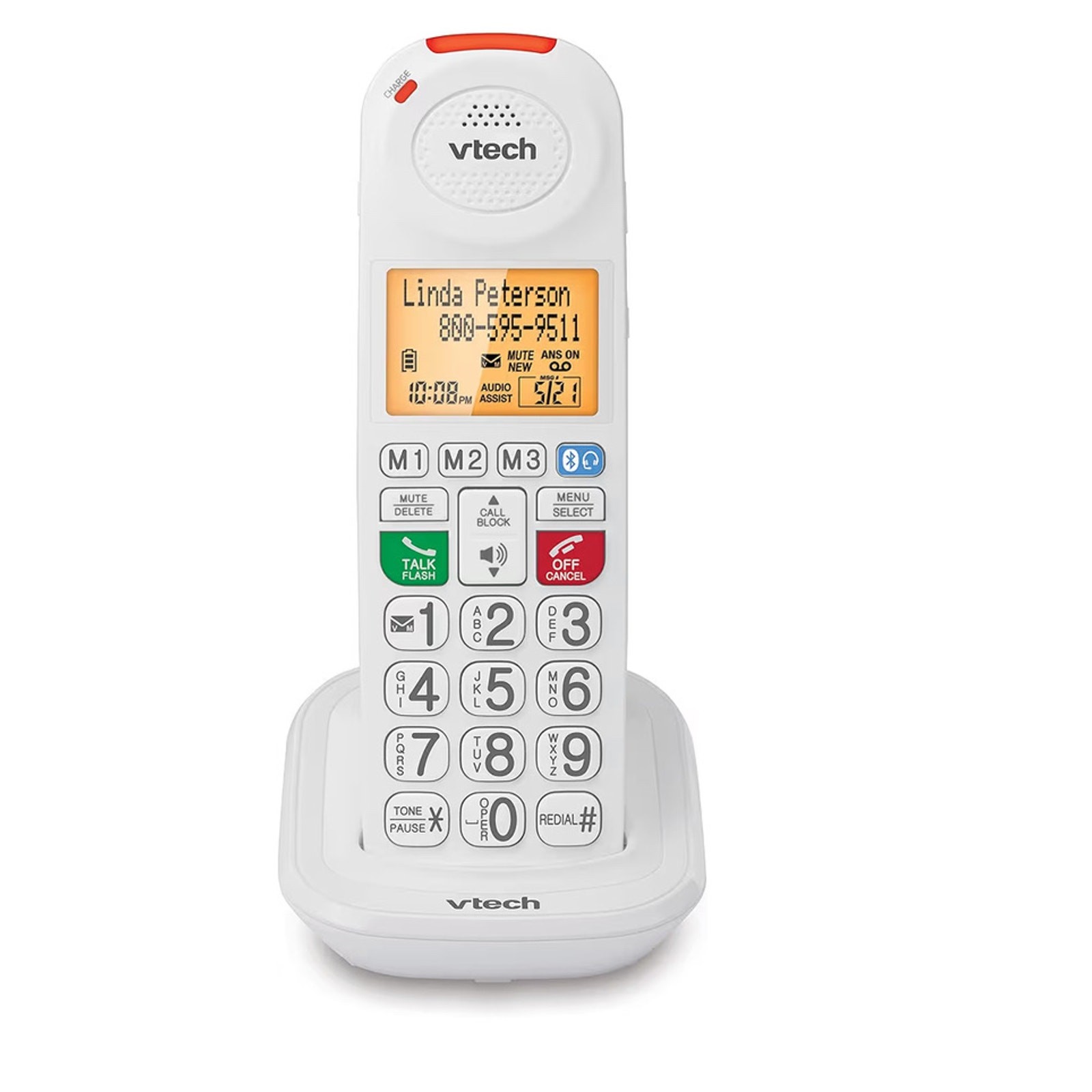 VTech SN5107 Amplified Additional Handset with Big Buttons Display SN5127
