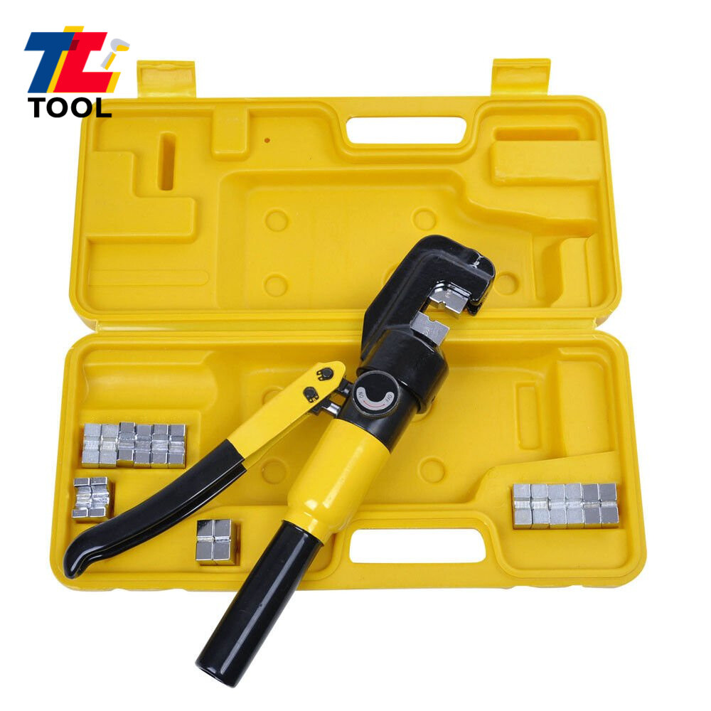 YQK-70 6Mt Hydraulic Wire Battery Cable Lug Terminal Crimping Tool W/ 8 Dies