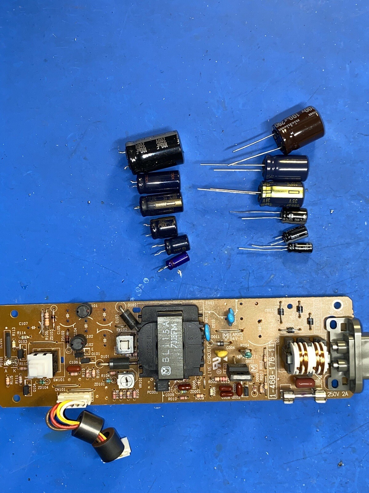 Sega Saturn PSU Capacitor Service Power Supply Unit