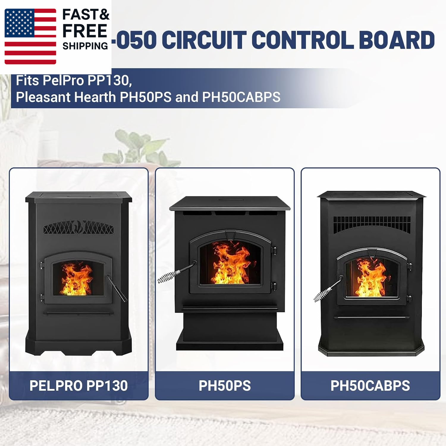 Circuit Control Board Replacement for Pelpro PP130, Pleasant Hearth PH50PS