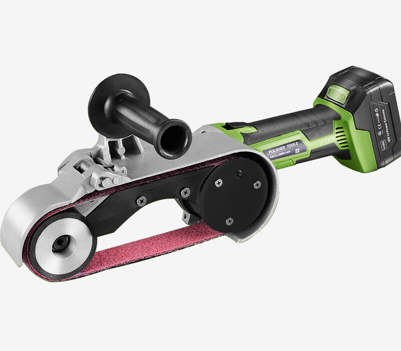 New Battery Power Metal Tube Pipe Stainless Steel Belt Sander Polishing Machine.