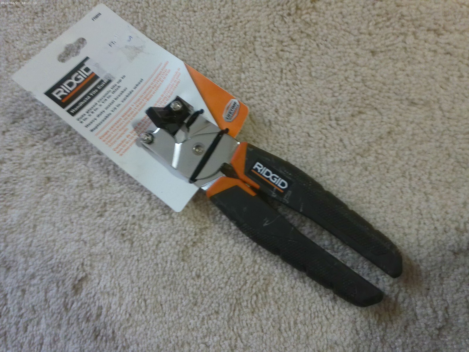 Ridgid Tile Cutter FT6016