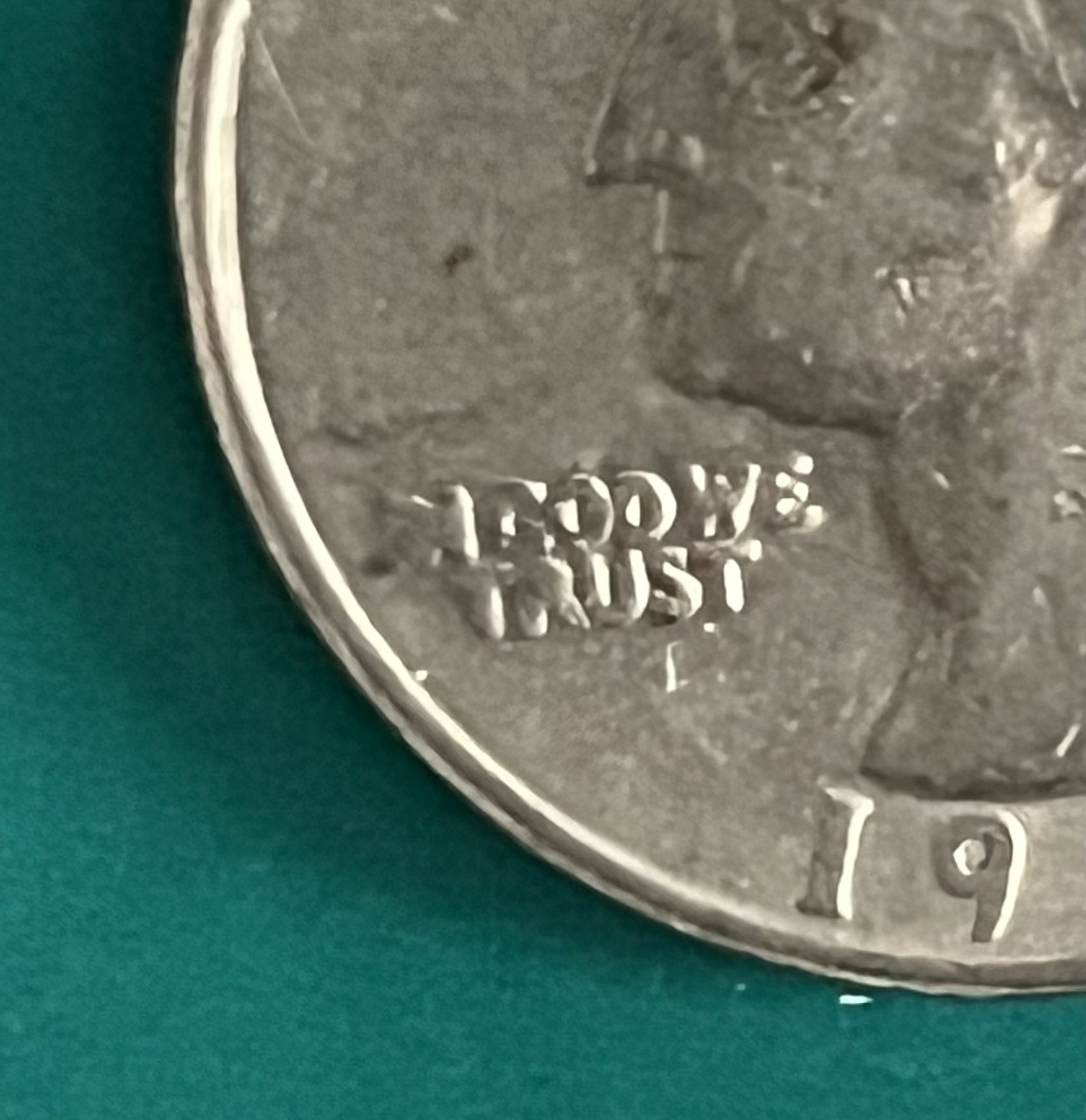 1985 P Washington Quarter