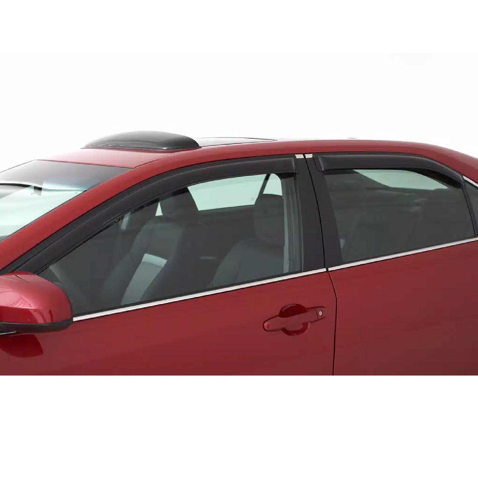 AVS Ventvisor Front & Rear Smoke Acrylic Window Deflectors for 17-18 Corolla iM