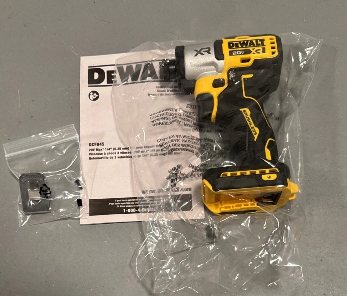Dewalt GENUINE DCF845B 3-Speed Brushless 20V 1/4 Impact Driver DCF845 - NEW!