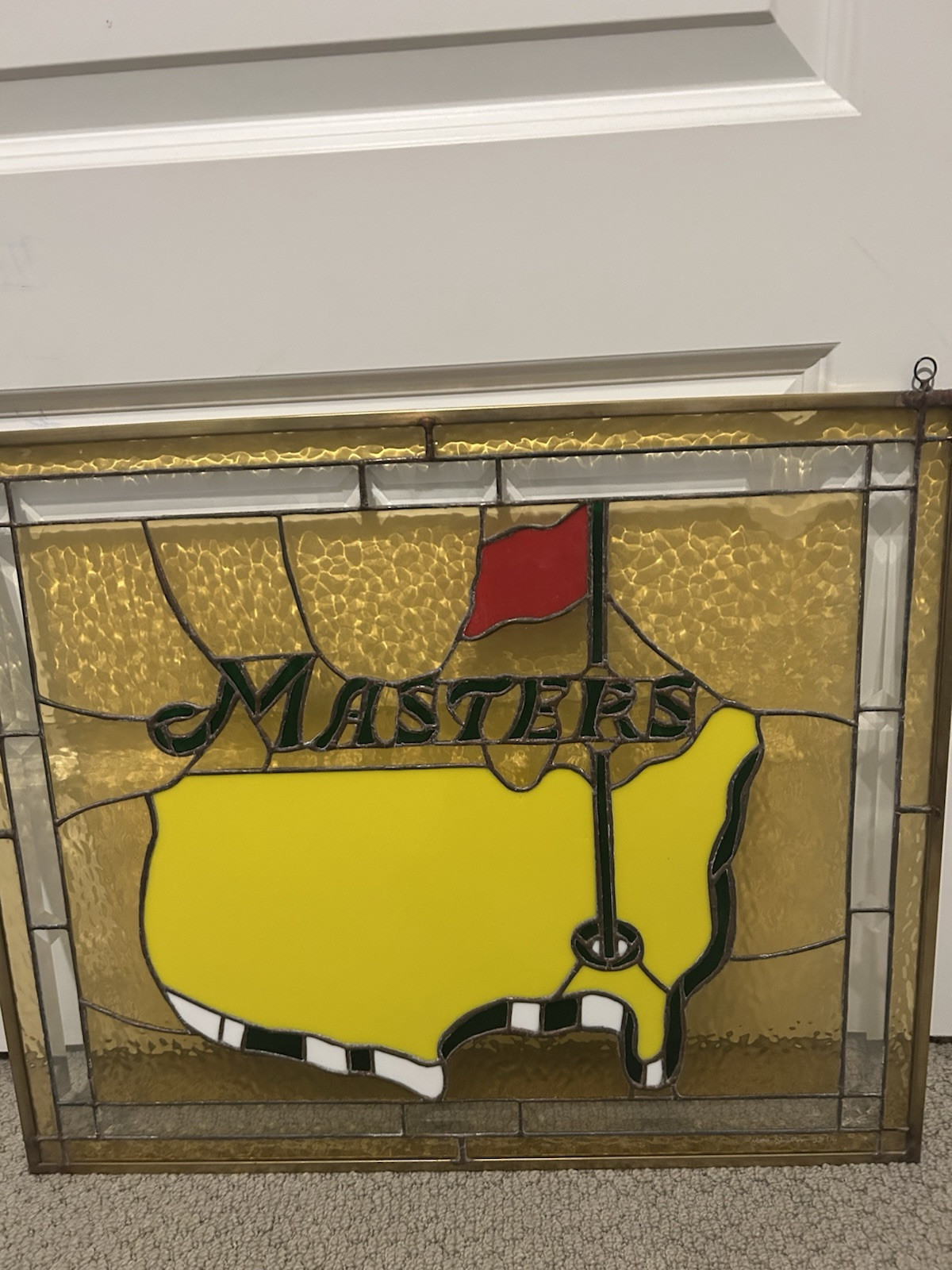 Masters Logo Stained Glass