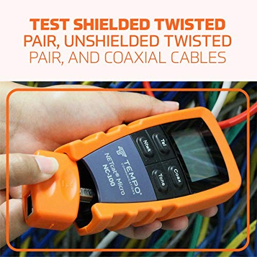 Communications Professional Wiring Tester - Test Twisted Pair (STP/UTP) NC-100