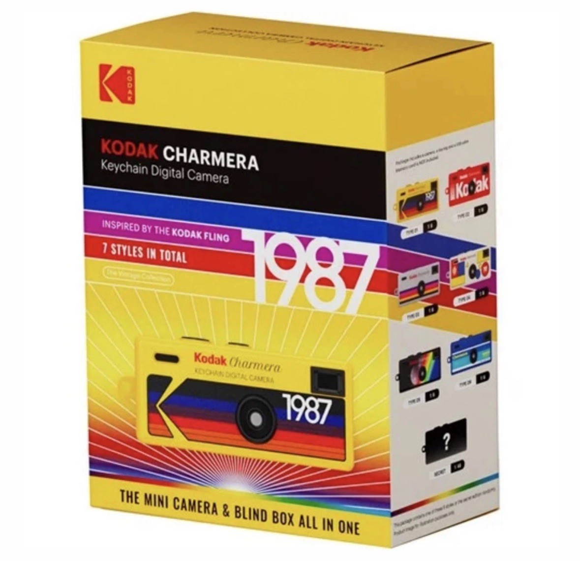Kodak CHARMERA Keychain Digital Camera    Mystery Blind Box - **NEW**