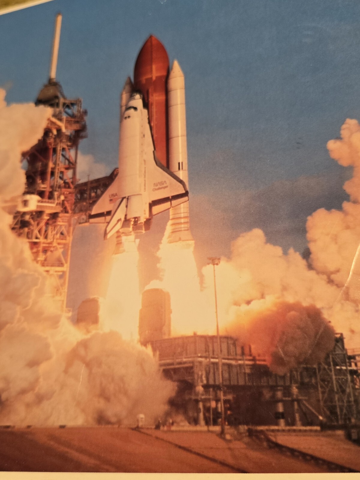 3 - NASA Crew Of Space, Shuttle Launch Challenger Photo 8x10 Mission 51-L USAFA