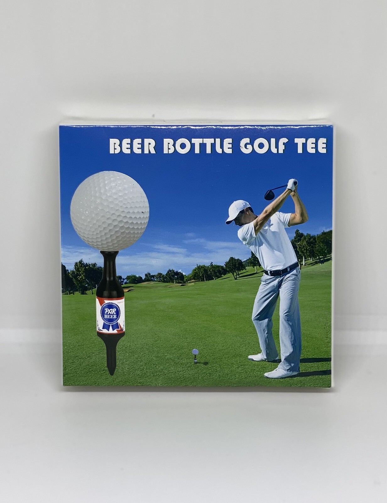 Beer Bottle Golf Tee 6 Pack Gold Tees Brand New!
