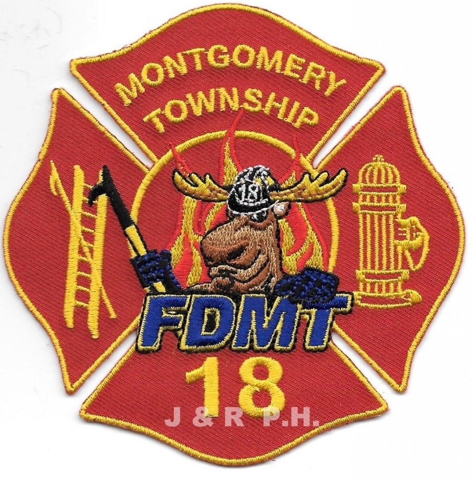 Montgomery Twp. - 18, Pennsylvania (4" x 4" size) fire patch