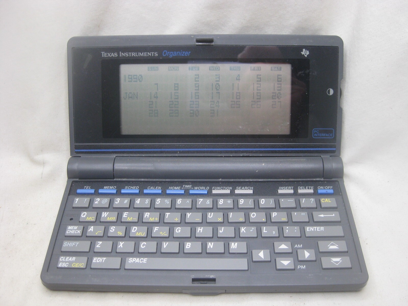vintage Texas Instruments Organizer PC Interface PDA electronic calculator +
