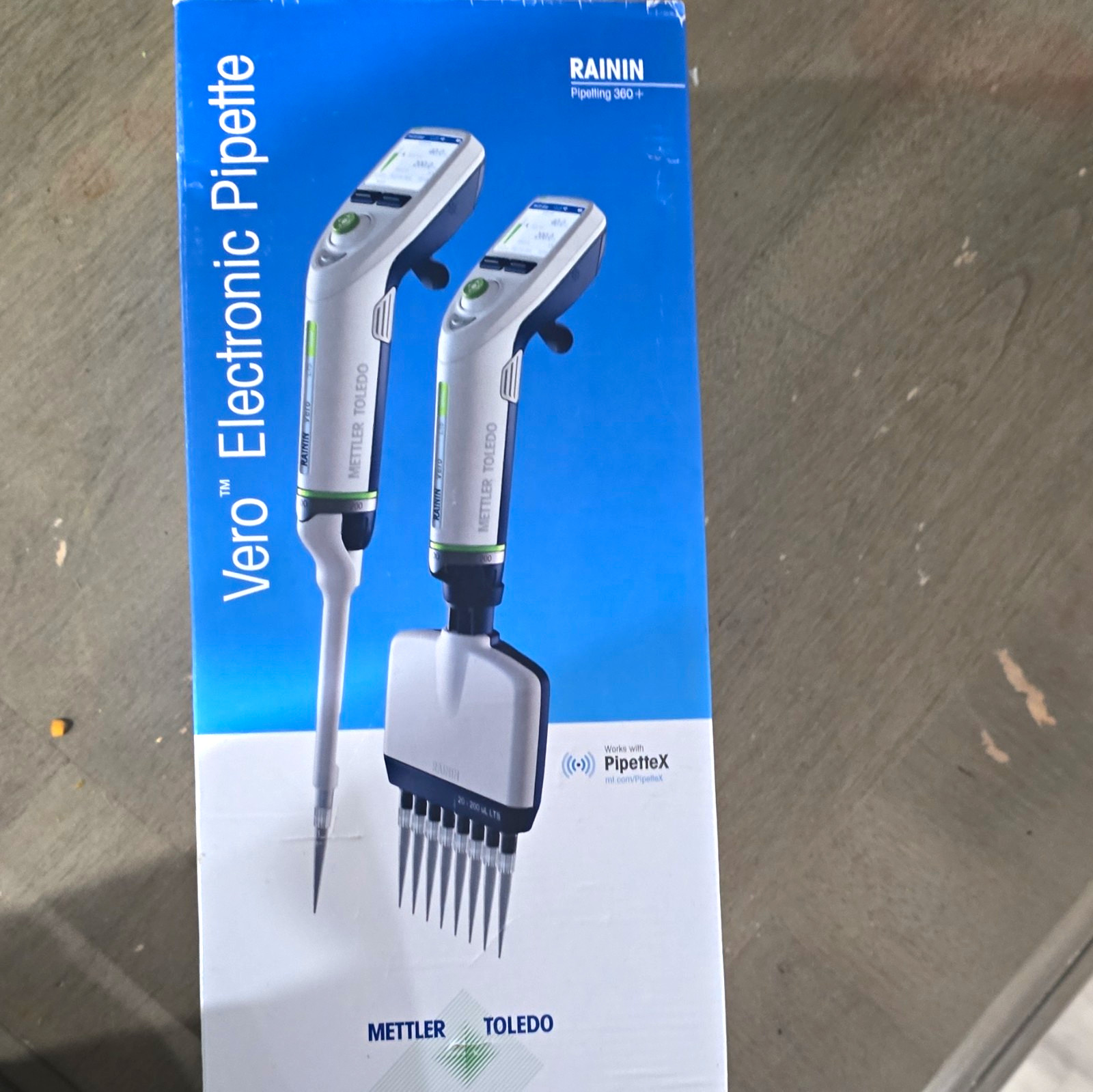 Rainin Vero Electronic Pipette Compatible with PipetteX (Mettler Toledo)
