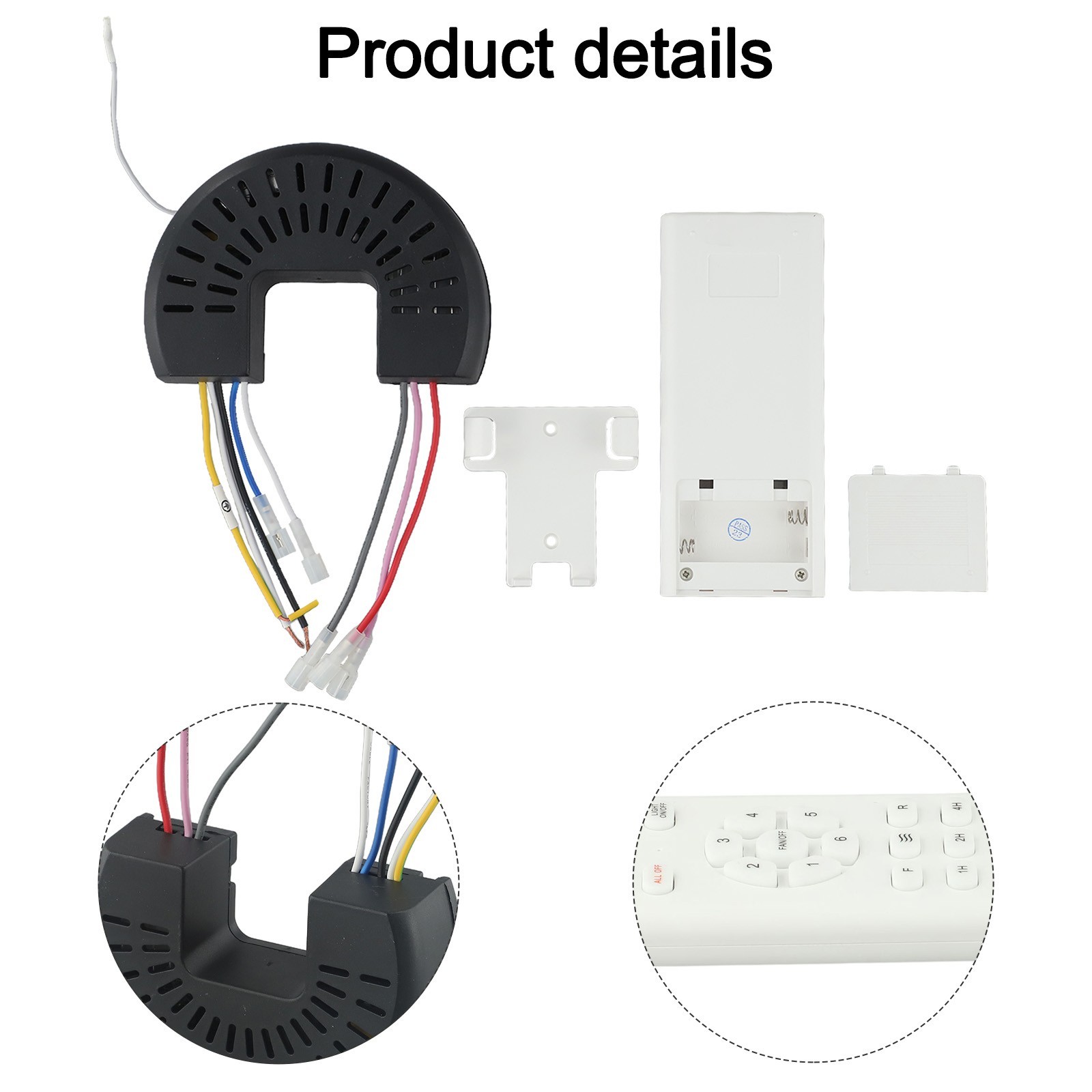 Home Ceiling Fan 6-Speed Ceiling Fan Light Ceiling Fan Light Controller