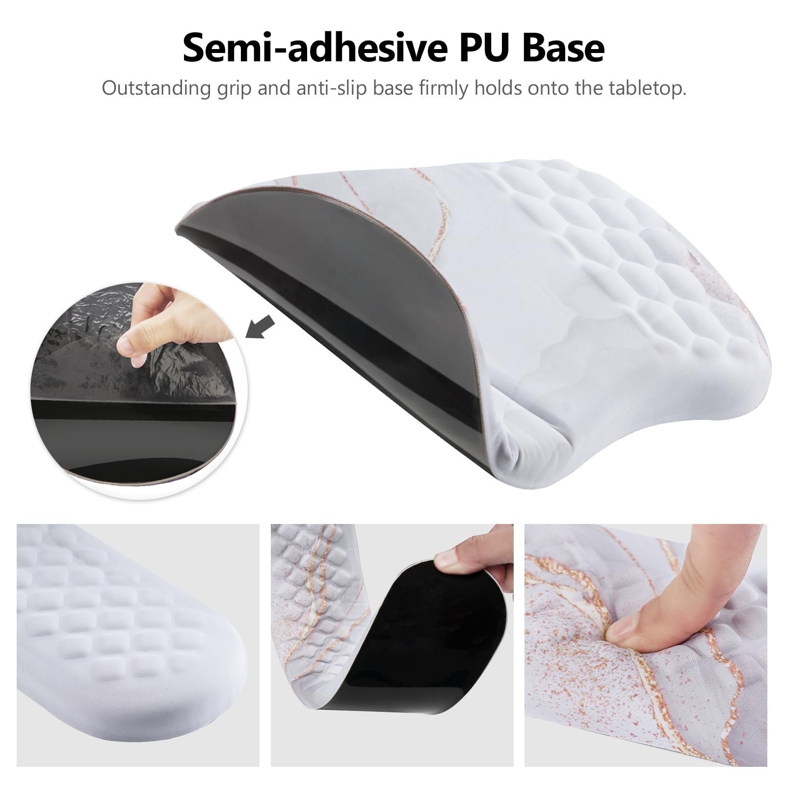 Ergonomic Mouse Pad & Keyboard Wrist Rest Set, Memory Foam | Memory Foam Wris...