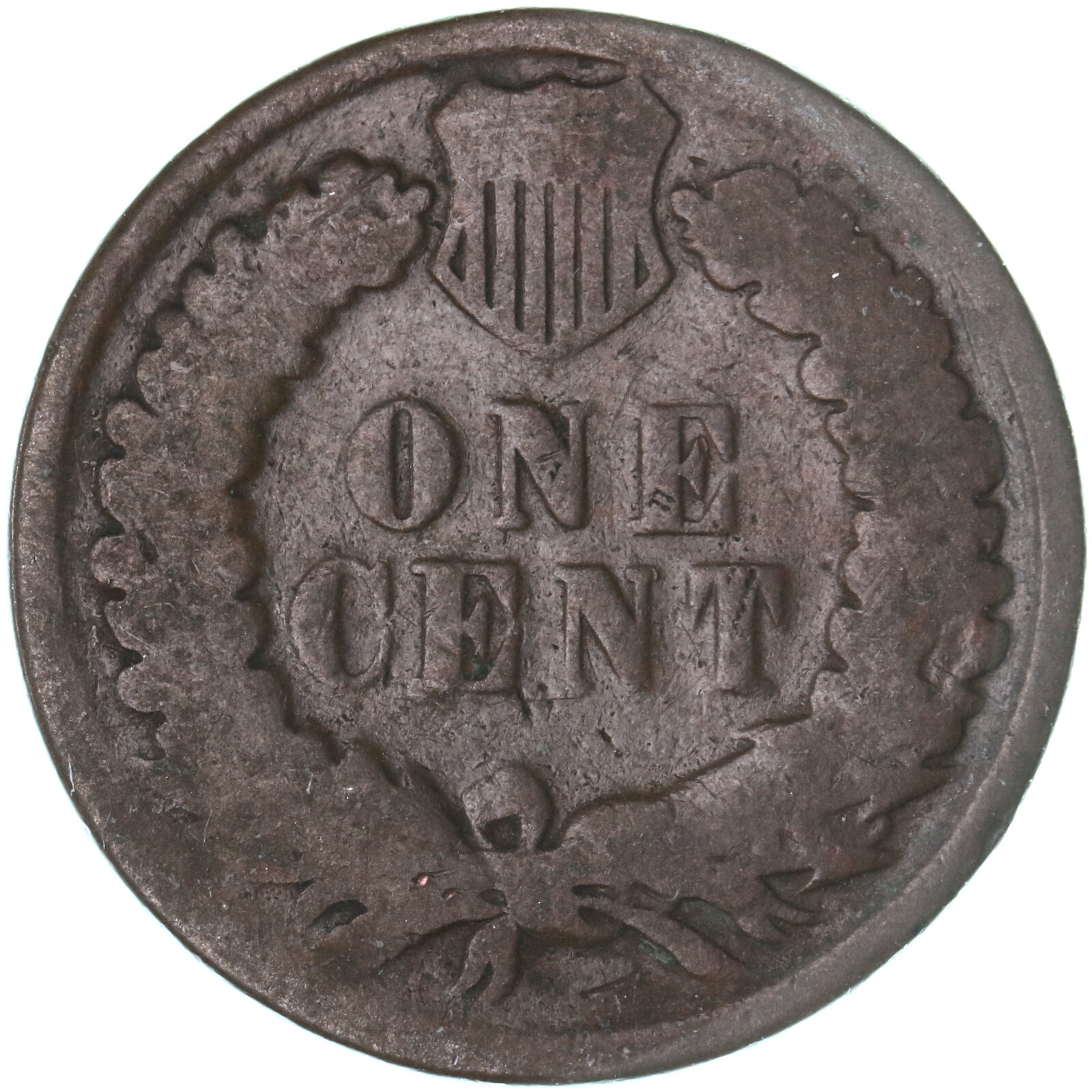 1884 (P) Indian Head Cent About Good Penny AG