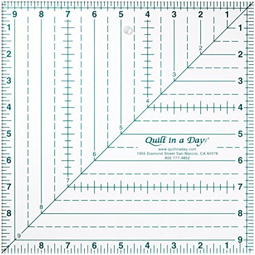 Quilt In A Day 9-1/2-Inch by 9-1/2-Inch Square Up Ruler