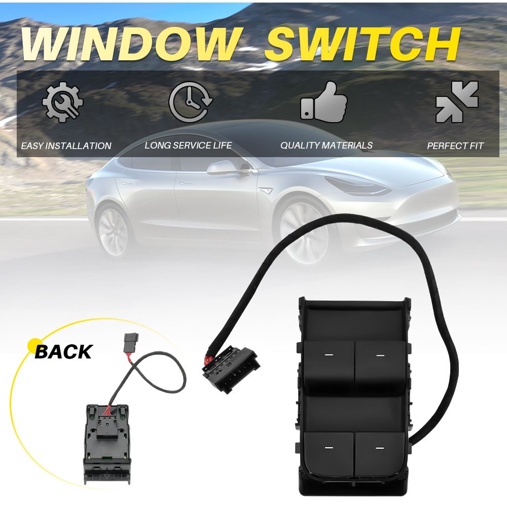 NEW Power Window Switch Front Left 1081037-01-F For Tesla Model 3 M3 2017-2020